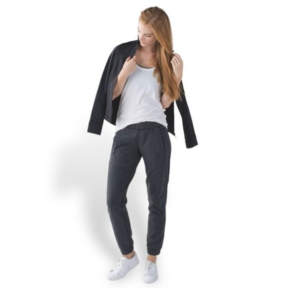 Lululemon Sattva Pant IIHeathered Black size 4 - Picture 2 of 11
